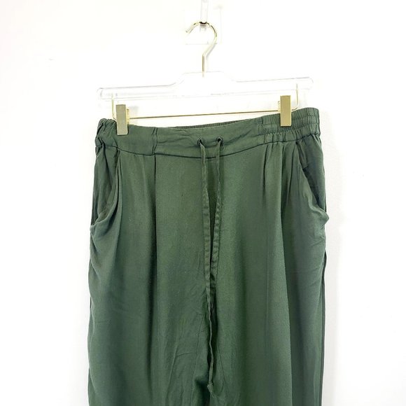 TALULA Jogger Trouser Pants MEDIUM Womens Drawstring Loose Relaxed Mid Rise Boho - Picture 4 of 13